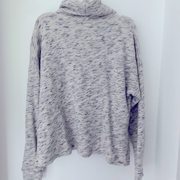 J. Crew Vintage cotton terry turtleneck in speckle sz L - Picture 3 of 5